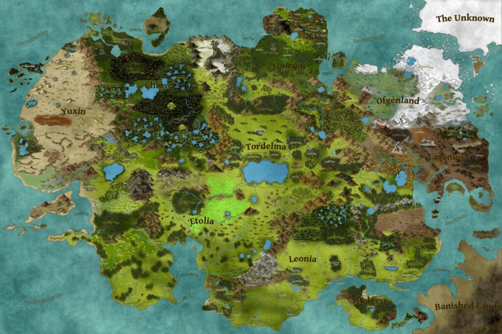 World building map