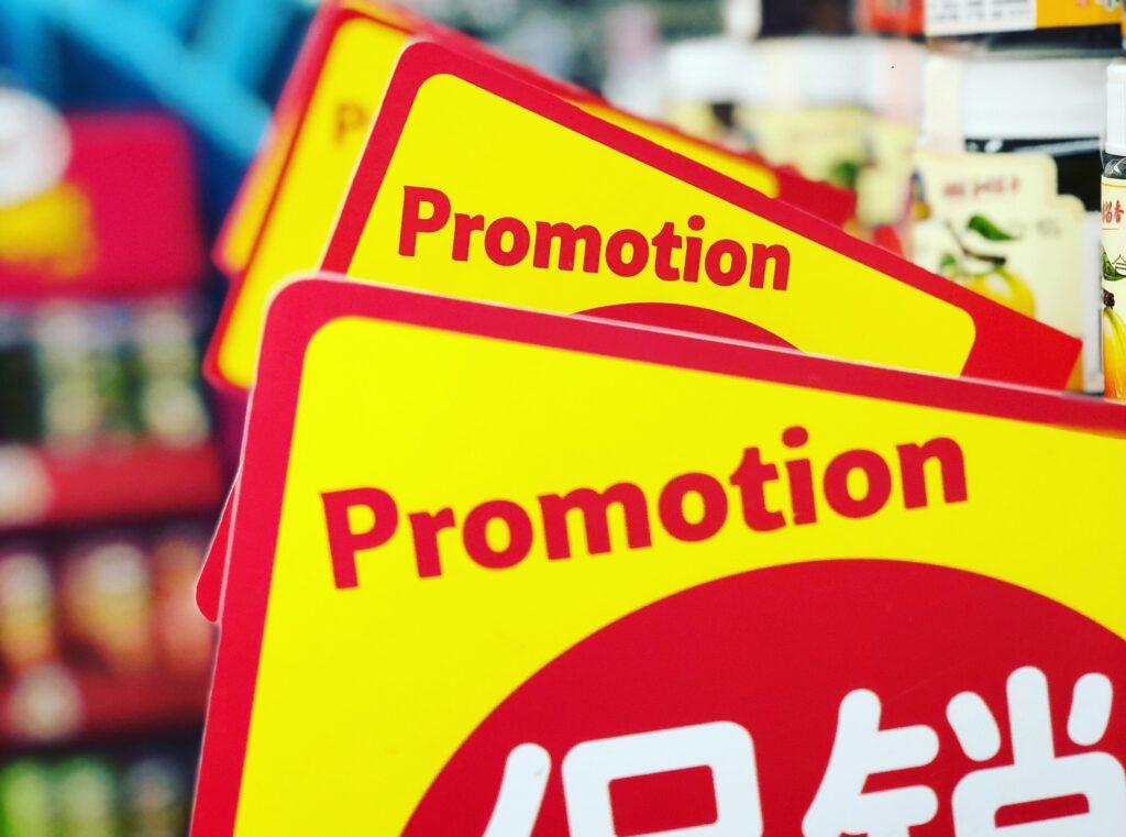 how to promote your book promotion sign
