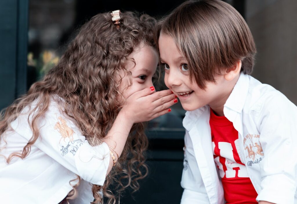 writing dialogue with two young characters